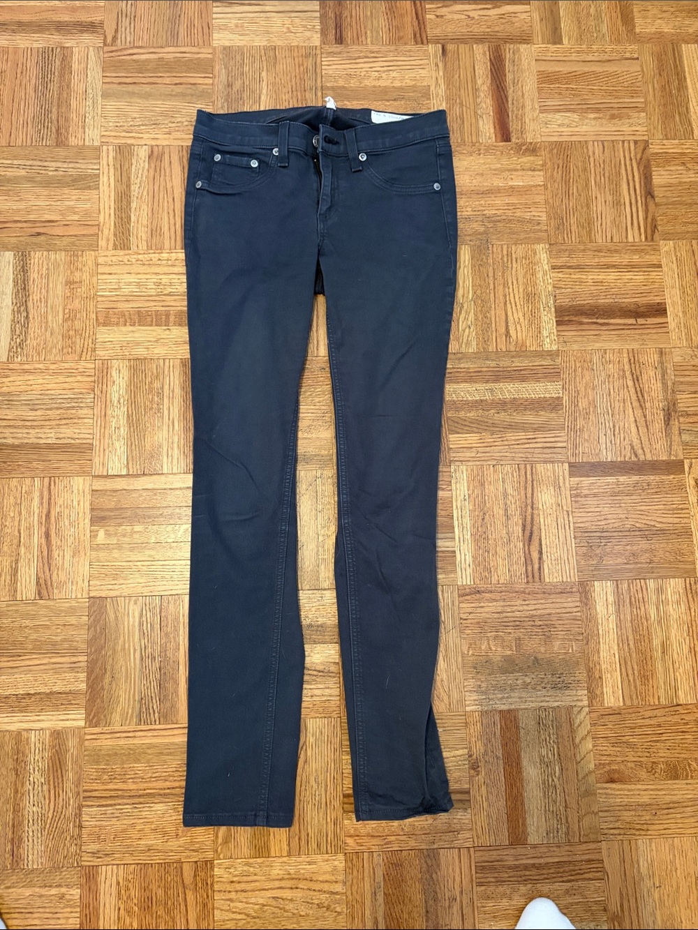 rag & bone Women's Dark Navy Skinny Pants